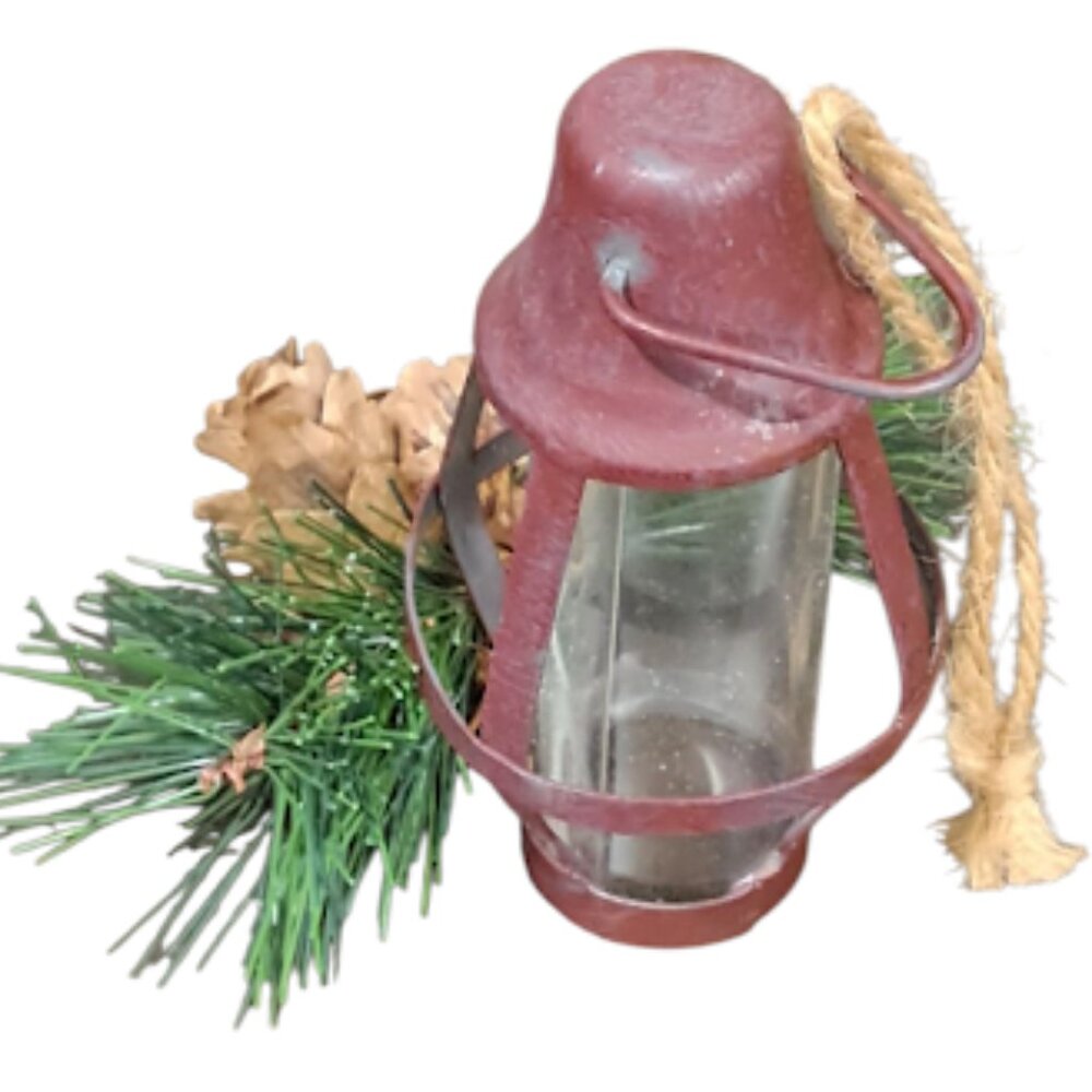 Set of 6 Country Folk Art Ornaments - Picture 7 of 15